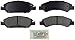 BOSCH BE1363 Blue Semi-Metallic Disc Brake Pad Set - Compatible With Select Cadillac Escalade, XTS; Chevrolet Avalanche, Express, Silverado, Suburban, Tahoe; GMC Savana, Sierra, Yukon, Yukon XL; FRONT