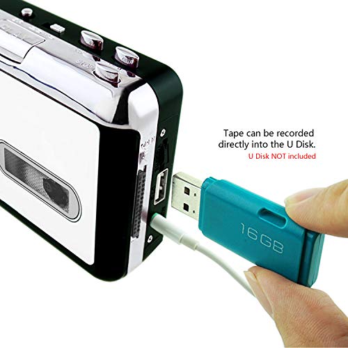 Reshow Portable Cassette Player, Best Overall Standalone USB Cassette