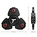 Trianium Fidget Spinner Pro Metal Series [Black] Phone Stress Reducer Figit Toy for Kid Adult [Easy Flick + Spin] Prime Ball Bearing Finger Spinner Hands Focus Toys Perfect for Anxiety,Autism,Boredom