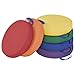 ECR4Kids SoftZone Floor Cushions, Round, Flexible Seating, Assorted, 6-Piece