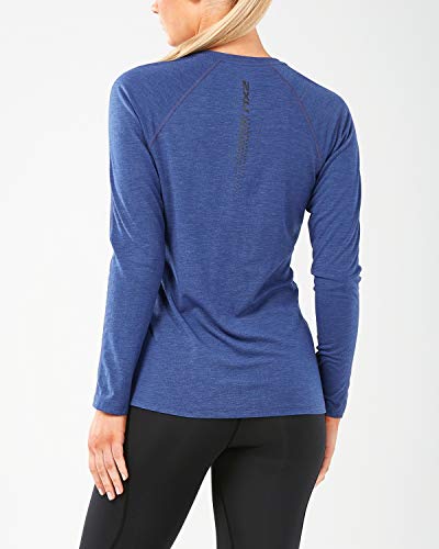 2XU Dames Heat lange mouwen Run Top - Wr5204a Lange mouwen - Image 4