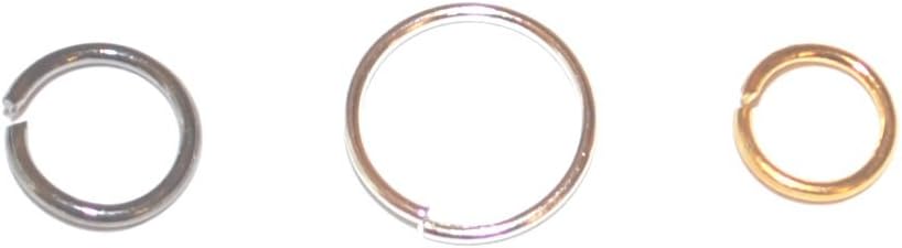 100 Silver Pld 10mm Jump Ring Jewellery Making Findings