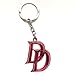 Daredevil Matt Murdock Double D Logo Metal Keychain (Red)
