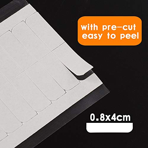 Aviva 120 Pieces Hair Extension Tape Tabs for Replacement adhesive Bonding Double Sided 4 cm x 0.8 cm, 120 Pieces