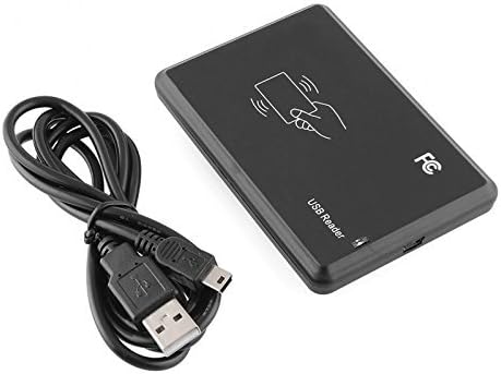 DollaTek 125Khz USB RFID Contactless Proximity Sensor Smart ID Card Reader EM4100, Black
