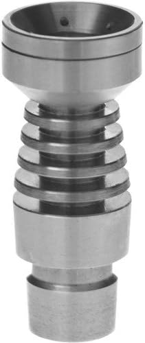 825 SCIENCE LAB EQUIPMENT - 18MM 14MM CUP TI THREADED DISH MALE METALLIC