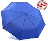 Kolumbo Travel Umbrella Proven “Unbreakable” Windproof Tested 55MPH Sturdy, Durability Tested 5000 Times - Compact, UltraSlim Windmaster Umbrella, Auto Open/Close