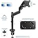 VIVO Black Heavy Duty Articulating Single Pneumatic Spring Arm Desk Mount Stand | Fits One (1) Standard to UltraWide Monitor Screen up to 35” with Max VESA 200×100 (STAND-V101H)thumb 1