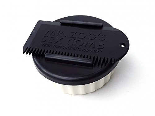 Sex Wax, Container & Wax Comb, White Container/Black Lid/Black Comb (No Wax) - Thumbnail 3
