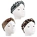 Heatless Hair Curler,2022 New Heatless Curling Headband for Long Hair No Heat Curls Headband Sleep In Overnight Not Hurt Hair Rollers Magic No Heat Curling Headband For Women Long Hair，Leopard
