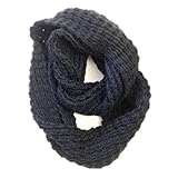 Tahari Popcorn Knit Infinity Scarf