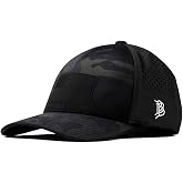 Branded Bills Old Glory Stealth PVC Curved Performance Hat for Men | Golf Running Baseball Cap