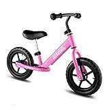 BIKFUN Balance Bike for Kids, No Pedal Traning Children Cycles with Adjustable Handlebar and Seat, Toddler Walking Bicycle (Renewed)