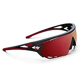 TOREGE Polarized Sports Sunglasses for Men Women - UV Protection Cycling Sunglasses for Running Fishing Cycling Driving Baseball Golf Glasses TR18 Eagle-s