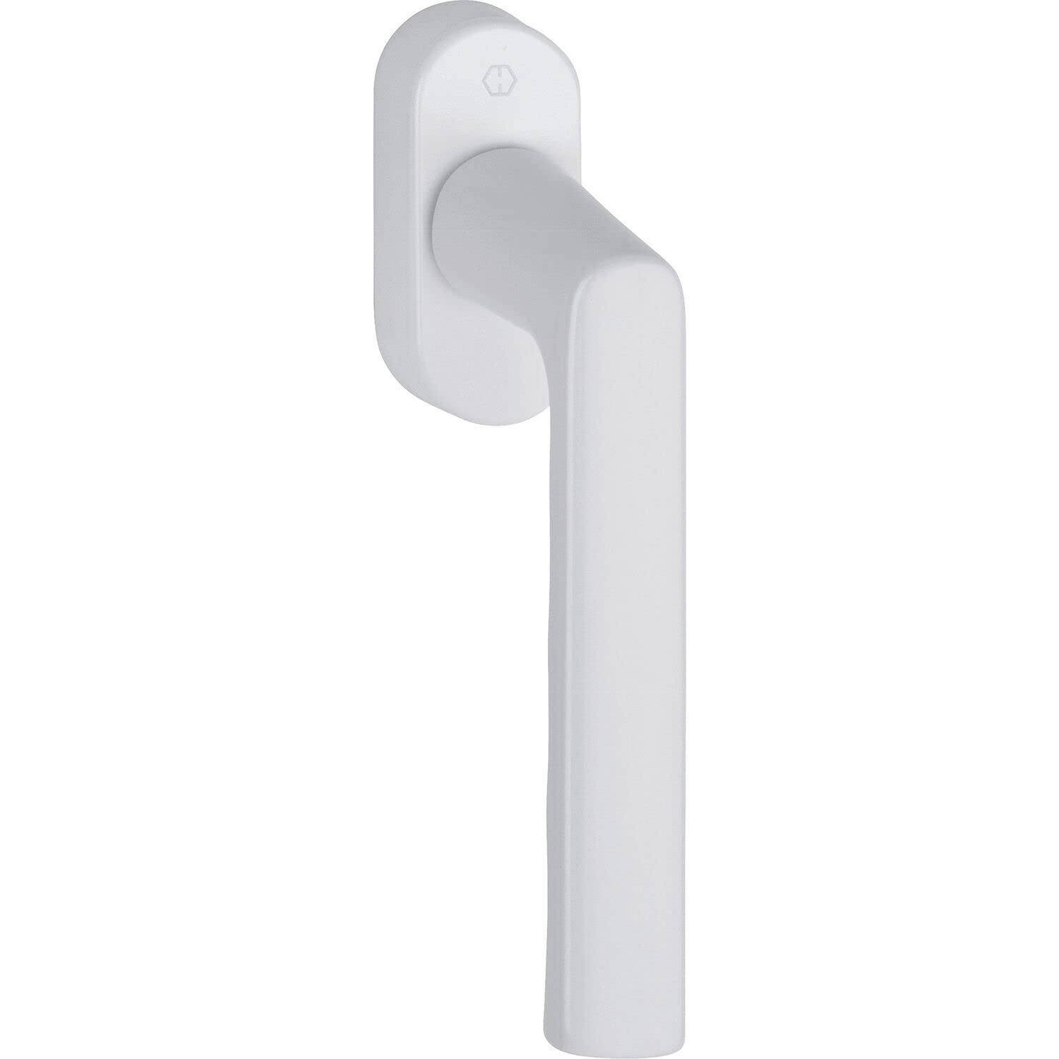OD Hoppe Hamburg Window Handle Aluminium White