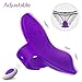Wearable & Adjustable Buckles Panty G-Spot Clitoral Vibartor Adult Toy - Adorime 10 Vibrations Vibrating Butterfly Vagina Clitoris Stimulator Massager Sex Thing for Women & Couples With USB Rechargeab