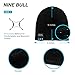 NINE BULL Bluetooth Beanie Hat for Unisex Wireless Warm Beanies(Black)