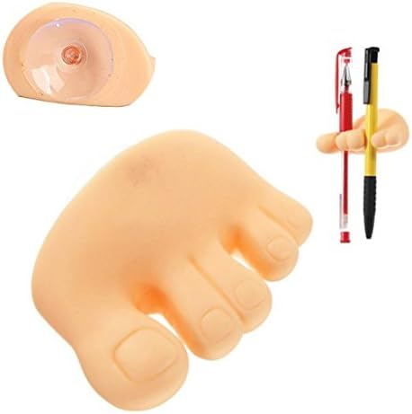 GneatFun Funny Cute Toe Foot Shaped Pen Pencil Toothbrush Holder Stand Mount Seat Rack