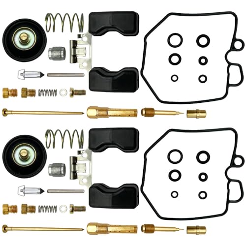 Photo 1 of 2-Pack Carburetor Rebuild Kit Carb Repair Kits with Float Replacement for Honda CM400A Hondamatic 1979-1980 CM400T 1979
