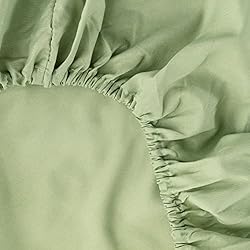 Ghooss Sage Green Full Fitted Sheet Only,Ultra Soft