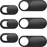 Webcam Cover, 6 Pack Trobing Laptop Camera Cover Slide Blocker Compatible for Computer Tablet Phone MacBook (3*Small+3*Large) (Color: 3*Small+3*Large)
