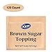 N'Joy Brown Sugar Topping for Oatmeal | (Pack of 125) | Single Serve Portion | Bulk Size
