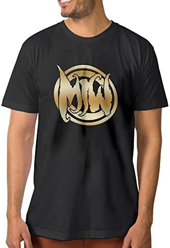 Motionless In White Band Gold Logo Black Men's T-shirts