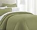 ienjoy Home Collection Soft Brushed Microfiber Duvet Cover Set, King, Sage