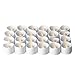 Instapark Pack of 24 Flameless LED Tea Light Candles, Realistic Flickering Amber Yellow Battery Powered Bulb Tealight Perfect for Seasonal Décor Parties Celebrations and Special Events