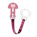 MAM Animal Design Collection Pacifier Clip (1-Pack), Clip for Pacifiers with Fastener and Flexible Ring, Baby Pacifier Clip for Girls, Designs May Vary