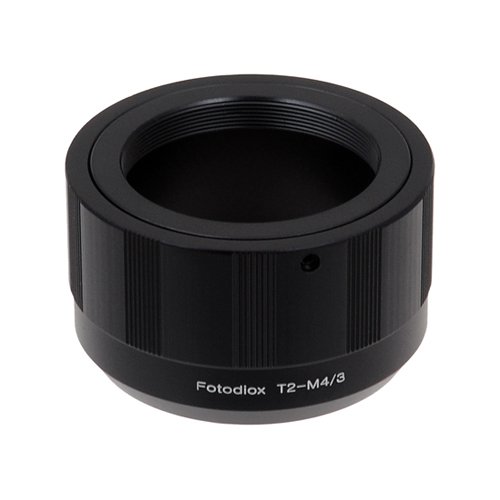 Fotodiox Lens Mount Adapter - T-Mount (T/T-2) Screw Mount SLR Lens to Micro Four Thirds (MFT, M4/3) Mount Mirrorless Camera Body