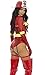 Forplay Women's Light My Fire Sexy Firefighter Costume, red, S/M