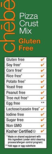 Chebe Bread Pizza Crust Mix, Gluten Free, 7.5-Ounce Box (Pack of 8)