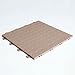 BlockTile B0US5130 Garage Flooring Interlocking Tiles Coin Top Pack, Beige, 30-Pack