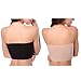 HOVEOX Women's Plus Size Padded Bandeau Strapless Bras Stretch Tube Top