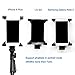 Accmor Tablet Tripod Adapter for Apple iPad 2, 3, 4, Air, Air2, iPad Mini, 2, 2, Samsung Galaxy Tab, Tab 2, Tab 3, Tab 4, Tab Pro, Tab S, Microsoft Surface, Google Nexus - Black