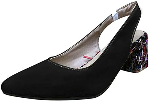 CUCAMM Sandals for Women, Fashion High Heel Sandals Large Size Pointed Elastic Band Shoes