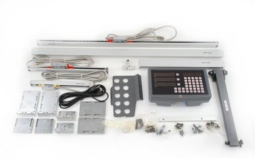 Shars Tool 12" X 32" X 16" 3 Axis Dro Digital Readout Glass Linear Knee Milling Package