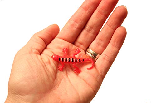 Bulk - 12 Lizard Slimes - Fun Slime with Reptile Figurine - Putty - Goo - Party Favors and Goodie Bags
