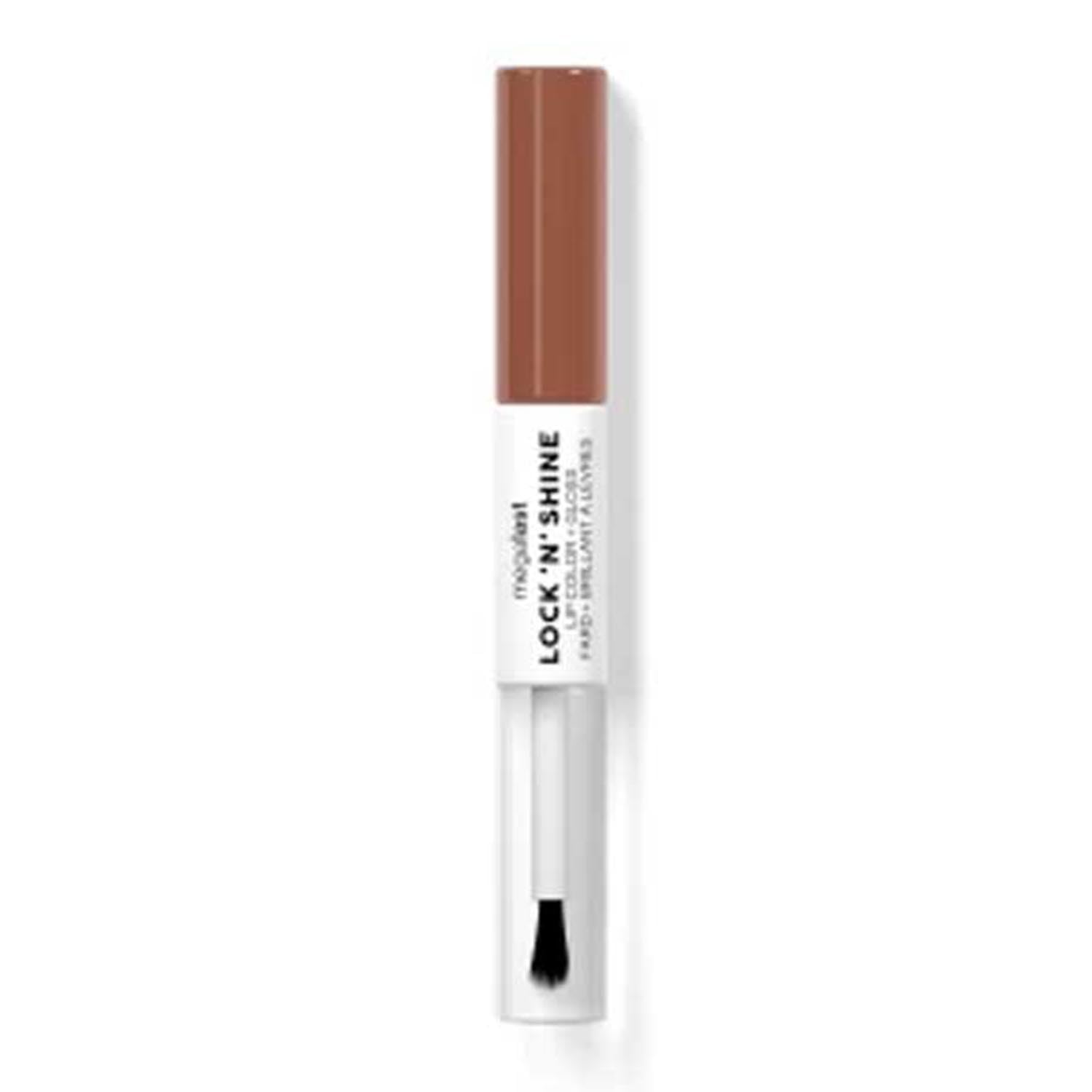 Wet n Wild Megalast Lock n' Shine, Dual-Ended Lip Color and Clear Gloss, Vitamin E and Jojoba Oil Enriched Formula, Lotus Petal Shade — image 1