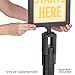 US Weight - U2507 Steel Frame Sign Holder compatible ONLY with Steel stanchions (will not fit Sentry series or other stanchion brands)