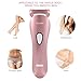 Frcolor Women Electric Shaver, Ladies Electric Razors Body Hair Removal Epilator Cordless Waterproof Bikini Trimmer, Wet or Dry Shaver