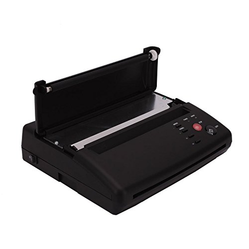 MallMall Professional Tattoo Transfer Flash Stencil Copier Printer Machine Black - Thumbnail 3