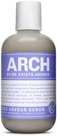 ARCH Sole Savour Scrub - Foot Scrub with Essential Oils and Natural Extracts That Exfoliates and Restores Rough Skin