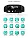 QQPOW Fitness Tracker Bluetooth 4.0 Blood Pressure Heart Rate Monitor Sleep Monitor Calorie Counter Pedometer Sport Activity Tracker for Android and IOS Smart Phone iPhone (Rose)