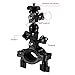 COOCHEER Bike Handlebar Seatpost Mount,Roll Bar and Handlebar Action Camera Mount 360 Degree Rotatable with 1/4 Inch Tripod Mount Adapter+Thumbscrew for GoPro Hero Sony Samsung Panasonic Nikon Cameras