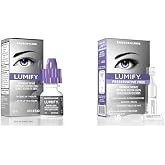 Bundle of Lumify Redness Relief Eye Drops 0.17 oz 9 (5ml) + Lumify Preservative Free Eye Drops 20 Single-Use Vials
