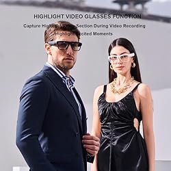 OhO Smart Glasses,64G Camera & Bluetooth Sunglasses