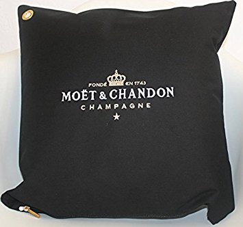 1 X Black Pillow Cushion Cover Lounge Champagne Moet Chandon Ice Imperial nikki Beach