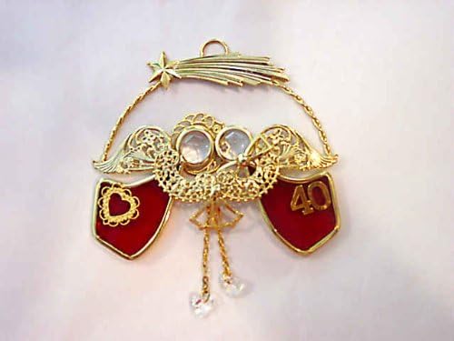 A Match Made in Heaven® 40th Wedding Anniversary Ornament